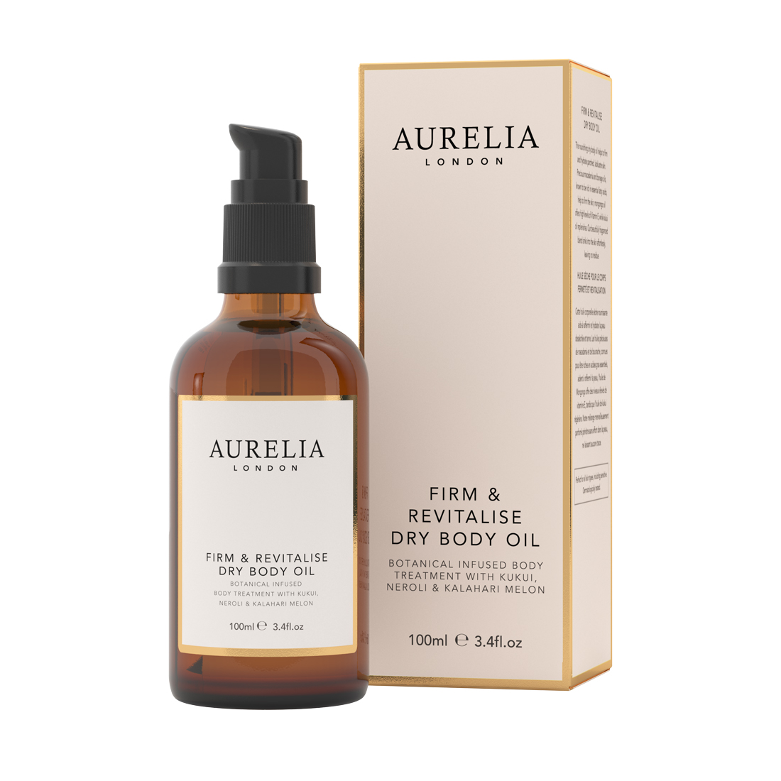 An image of Aurelia London, Firm & Revitalise Dry Body Oil, 100ml