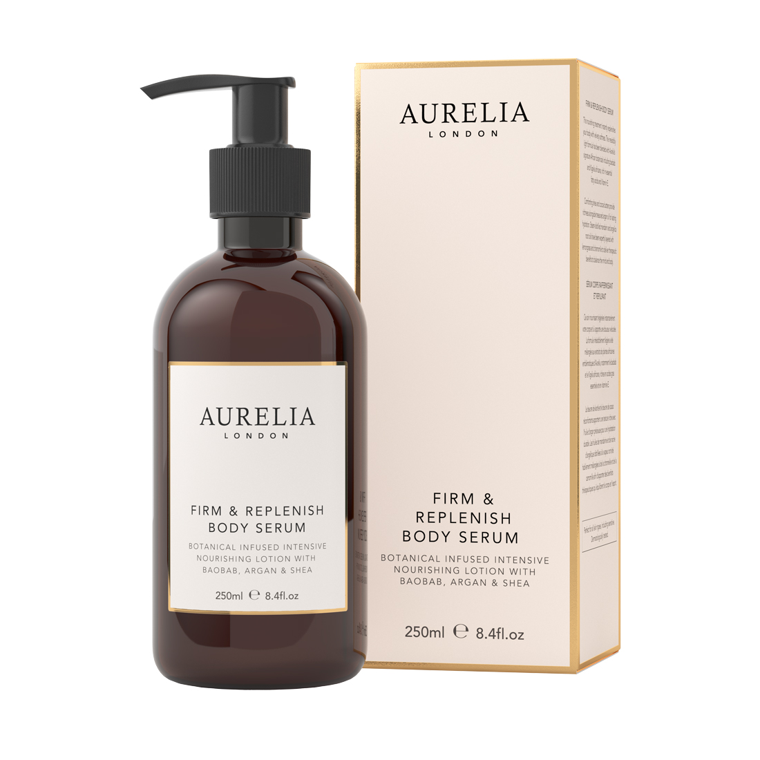 An image of Aurelia London, Firm & Replenish Body Serum, 250ml