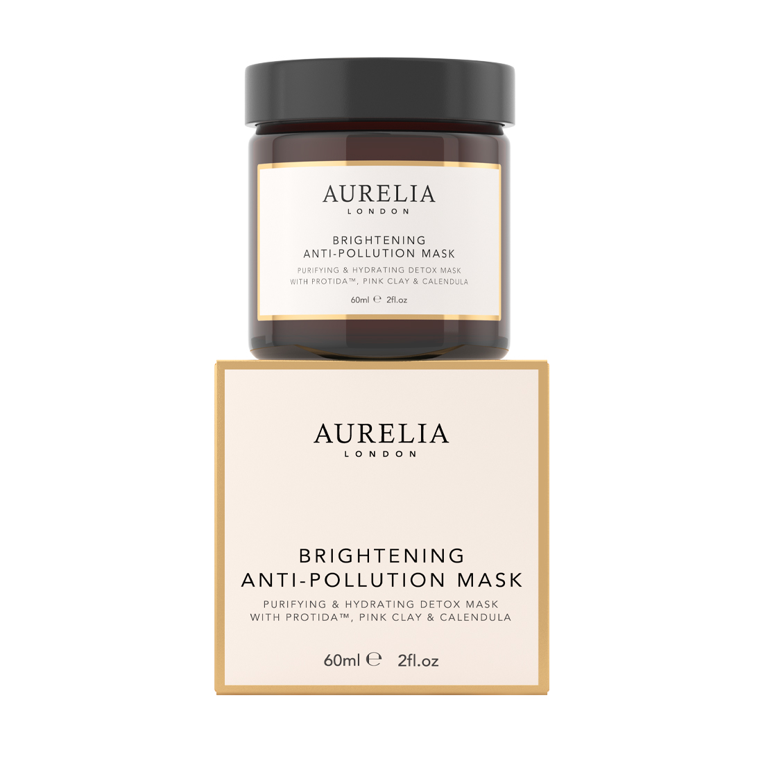 An image of Aurelia London, Brightening Anti-Pollution Mask, 60ml